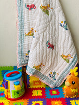 premium cotton tiger quilt for babies exported from India to Malaysia and the Philippines