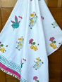 birds-theme-kids-soft-cotton-towel-front-view