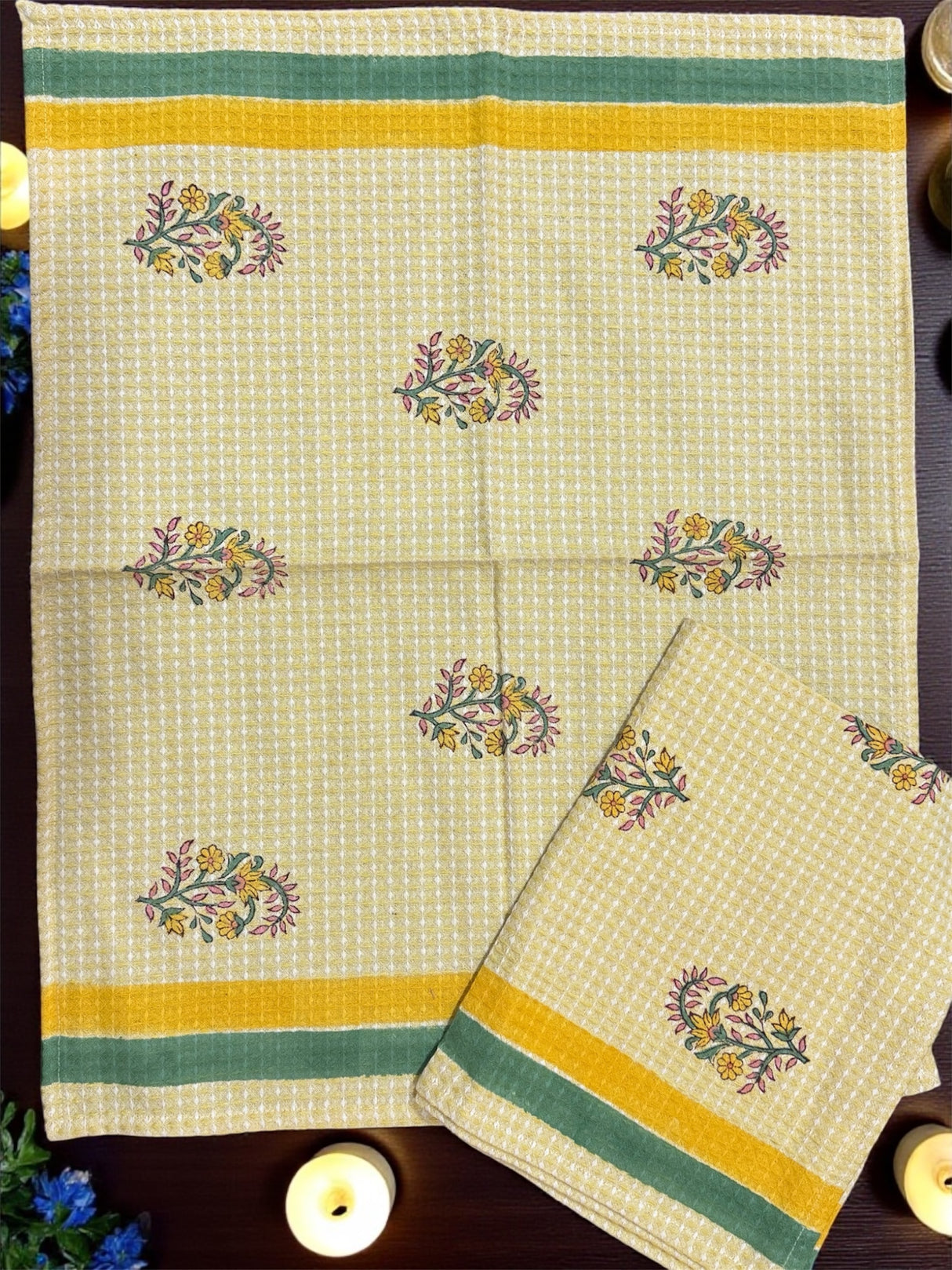 block-print-cotton-hand-towel-with-small-floral-motifs