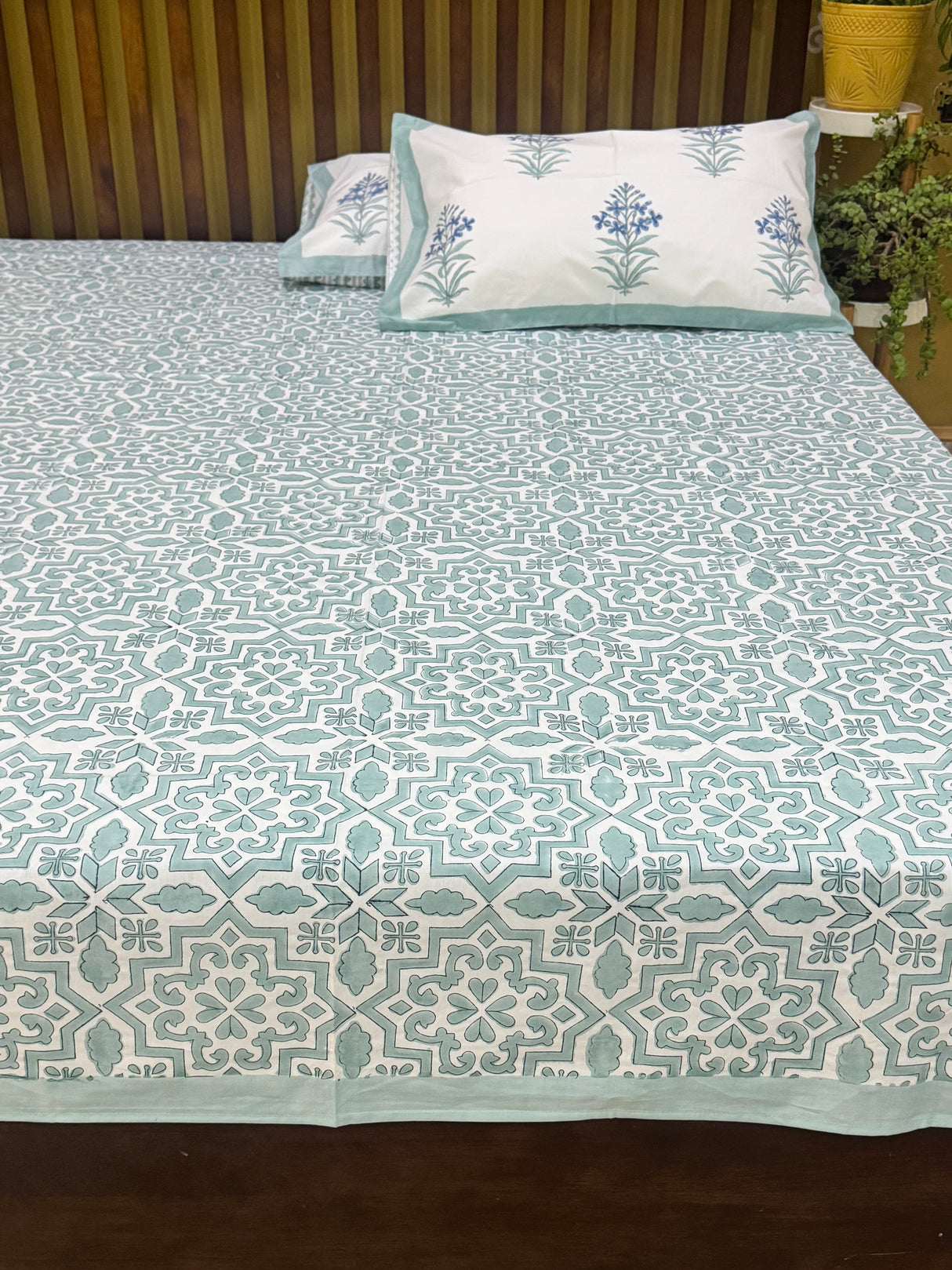bloom-handblock-print-pure-cotton-bedsheet