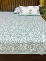bloom-handblock-print-pure-cotton-bedsheet