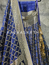 blue-pure-banarsi-georgette-bandhani-lehenga