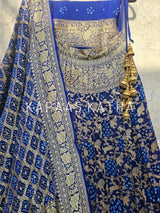 blue-pure-banarsi-georgette-bandhani-lehenga