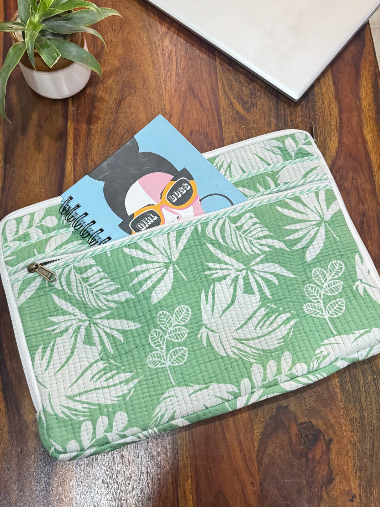 botanical-print-cotton-quilted-laptop-sleeve