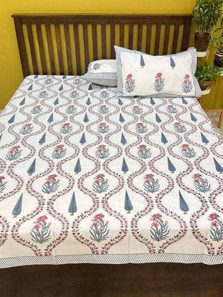 breezelite-vinearch-block-print-cotton-bedsheet
