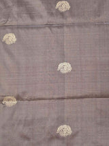 Shade of Taupe Pure Banarasi Silk Blouse Piece