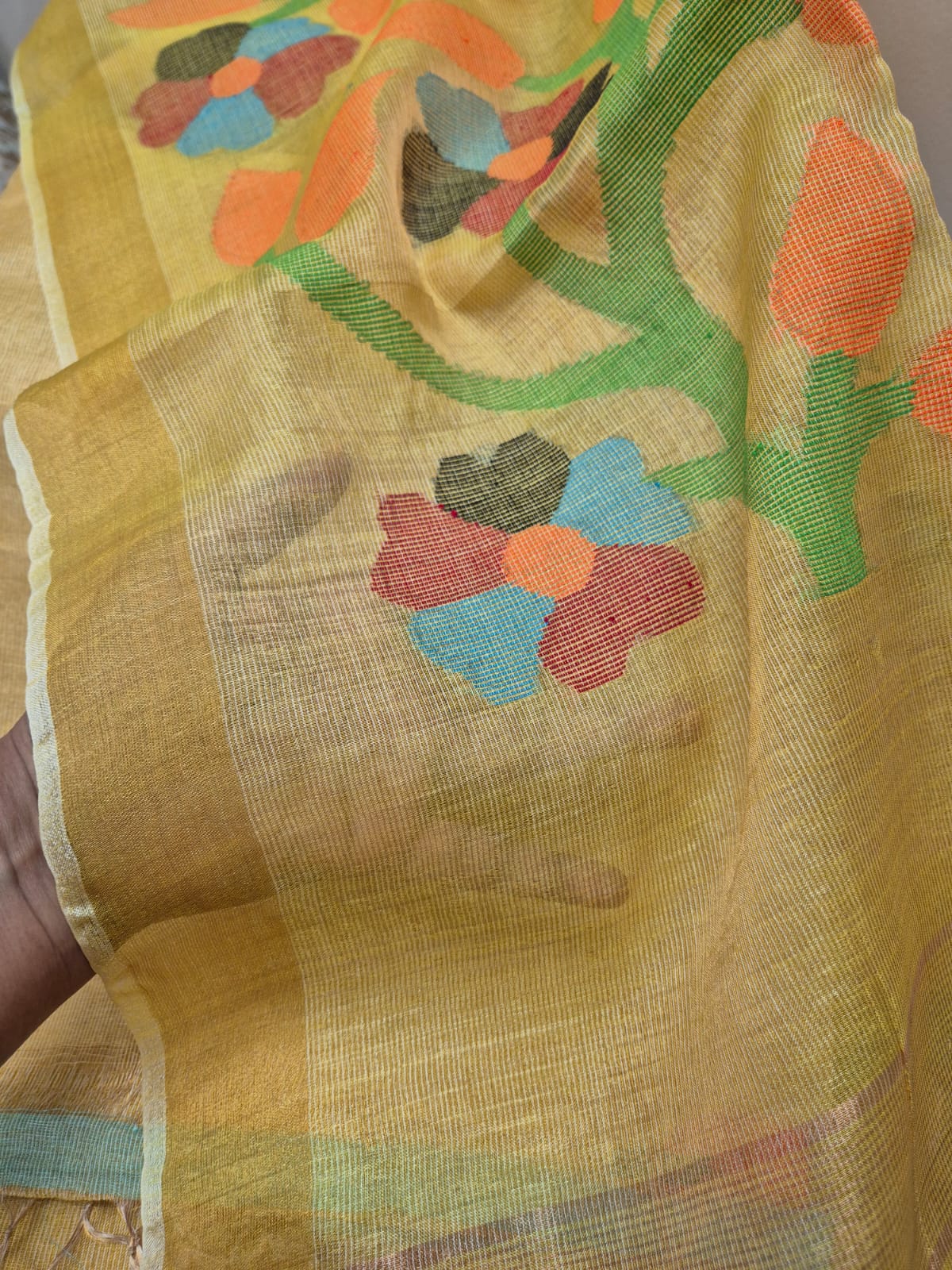 celestial-threads-handloom-tussar-tissue-jamdani-saree