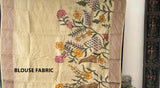 Chanderi Cotton Silk Floral Kalamkari Saree