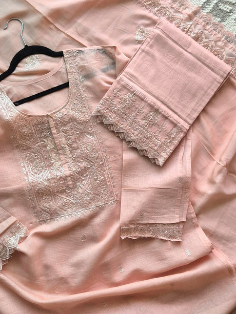 chanderi-semi-stitched-kurta-fabric-and-dupatta-set