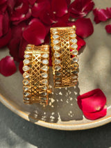 Chandrika Polki Kada - Statement 92.5 Silver Kada