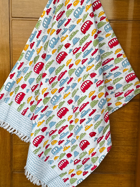 cheerful-print-jacquard-cotton-kids-towel