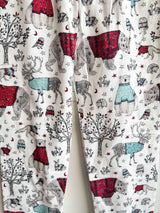 children-winter-night-suit-bear-themed