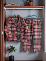 children-winter-night-suit-multicolor-checks