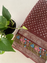 chiniya-silk-bandhani-saree-with-embroidery