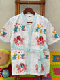 circus-green-theme-kids-bathrobe-front-view