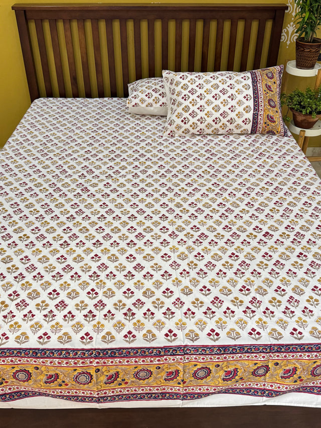 classic-aura-hand-blockprint-cotton-bedsheet