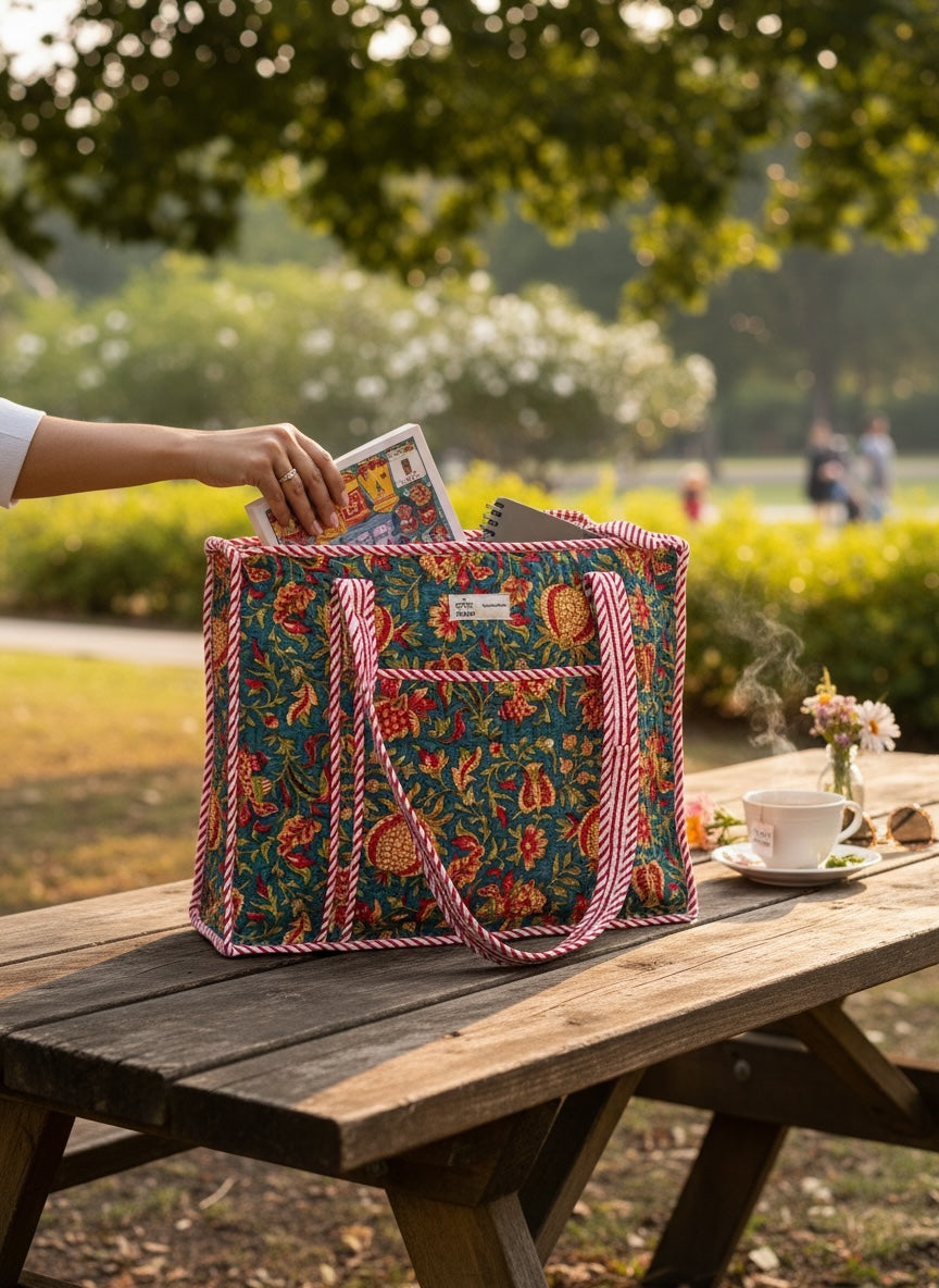 classic-floral-handcrafted-cotton-carryall-bag