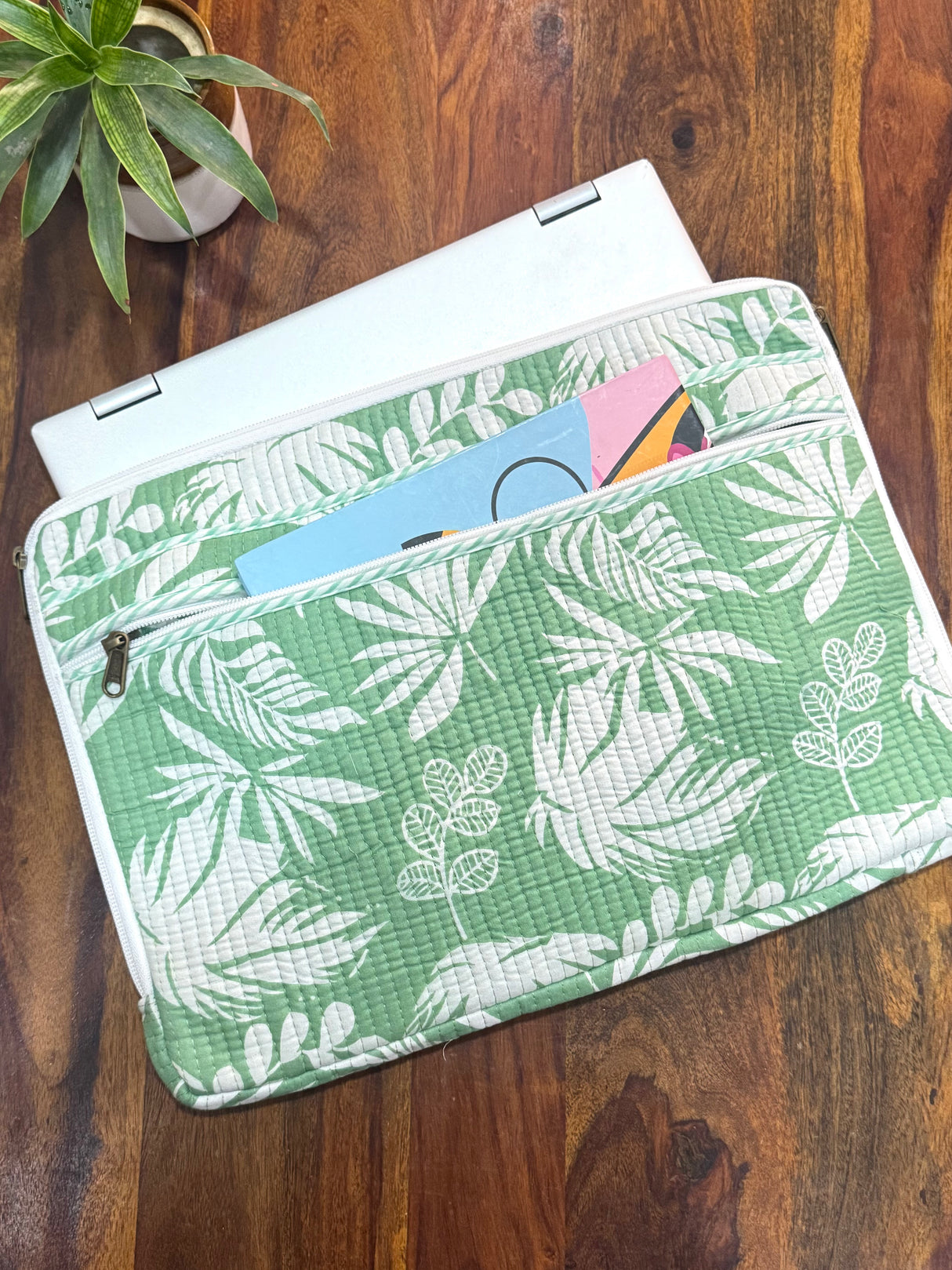 cotton-quilted-laptop-sleeve-with-botanical-motifs