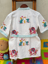 kids best-selling bathrobes teddy bear elephant print retail and wholesale for global customers in New Zealand