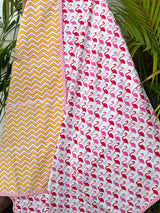 cozy-comfort-flamingo-print-pink-yellow-layered-kids-blanket
