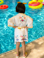 kids cotton waffle nursery car print bathrobe perfect for home use swimming beach trips