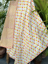 cute-flamingo-print-orange-yellow-kids-dohar
