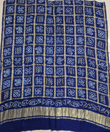 deep-blue-gharchola-pure-gajji-bandhani-blouse-fabric