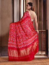 divine-beauty-red-pure-gajji-silk-floral-bandhani-saree