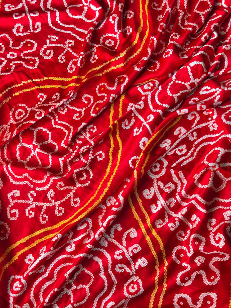 divine-beauty-red-pure-gajji-silk-floral-bandhani-saree