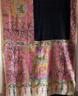 divine-grace-pichwai-theme-chanderi-cotton-silk-kalamkari-saree
