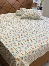 double-jungle-cotton-bedsheet-front-view