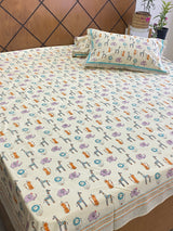 double-jungle-cotton-bedsheet-full-view-one