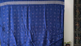 Blue Dupion Banarsi Silk Bandhani Saree