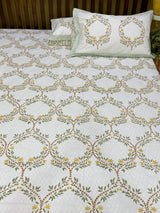 earthen-flora-handblock-print-pure-cotton-bedsheet