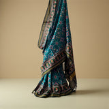 elegant-teal-single-ikat-handloom-mulberry-silk-saree