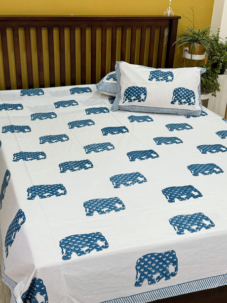 elephant-cotton-bedsheet-front-view