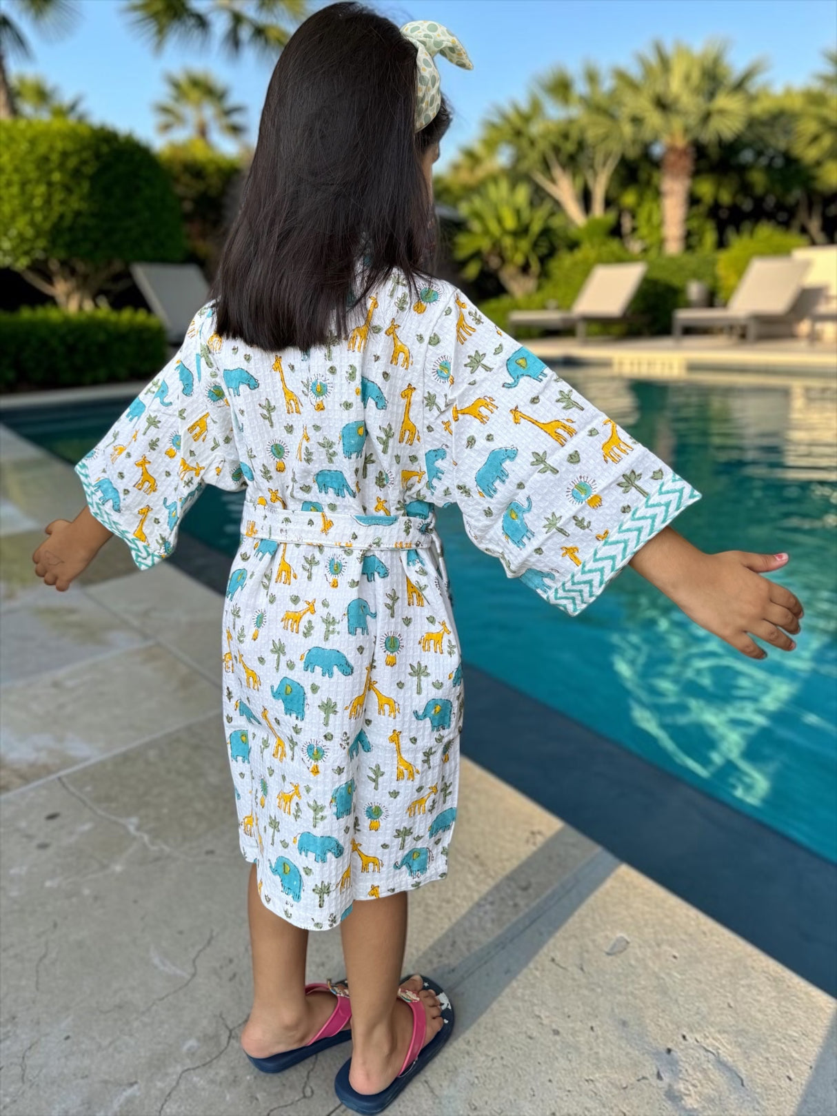 elephant-kids-cotton-waffle-bathrobe-premium