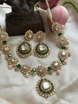 emerald-noor-handcrafted-92-5-silver-necklace-with-moissanite-polki