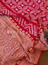 eternal-elegance-bandhani-soft-banarasi-katan-silk-saree