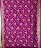 ethnic-bandhani-georgette-saree-with-decorative-border