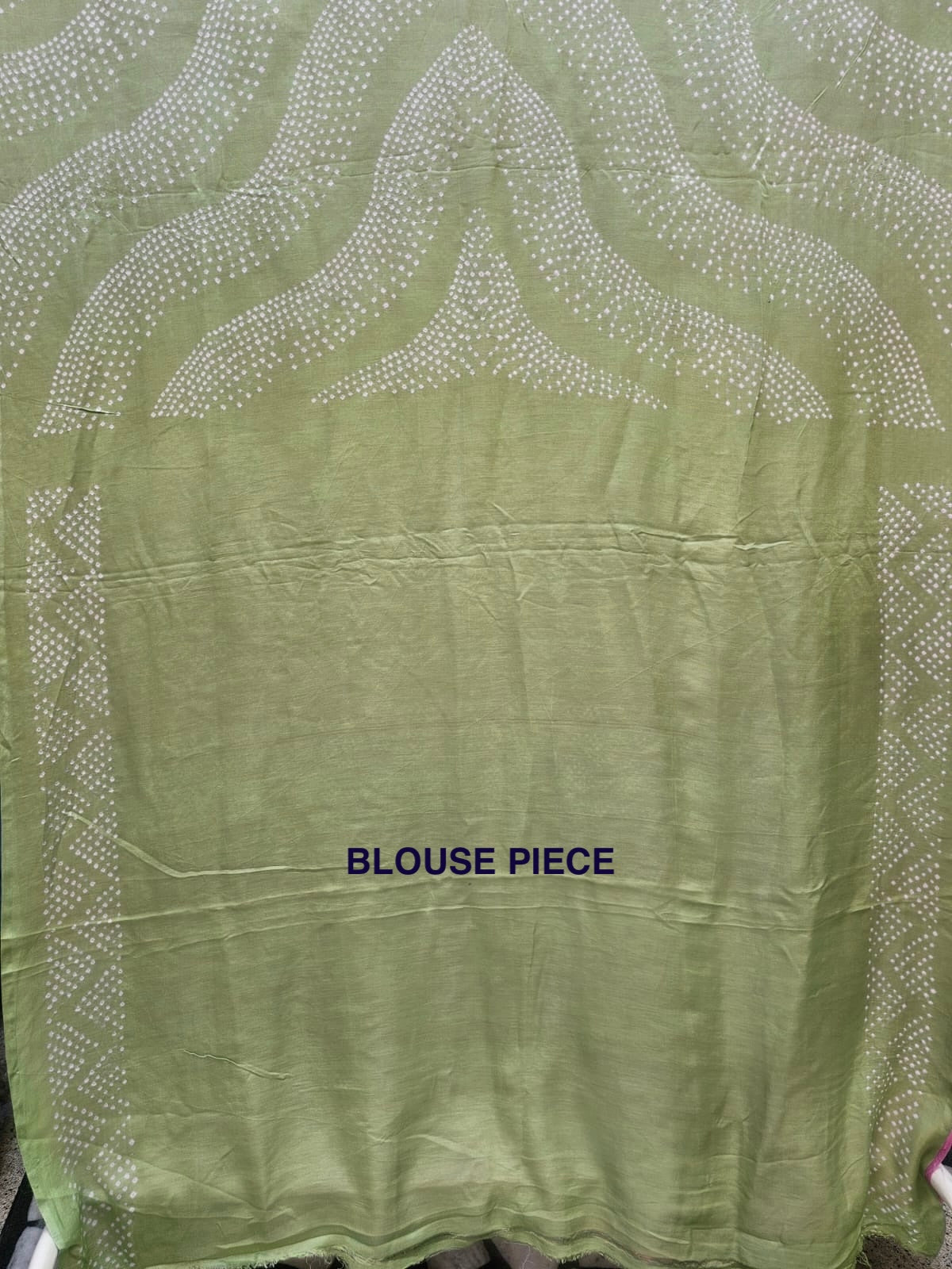 ethnic-bandhani-pink-green-gajji-silk-saree-blouse-piece