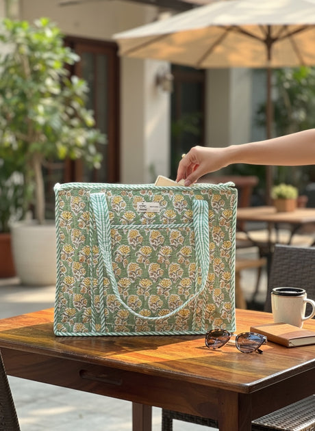 ethnic-vibrant-lightweight-floral-block-print-tote-bag