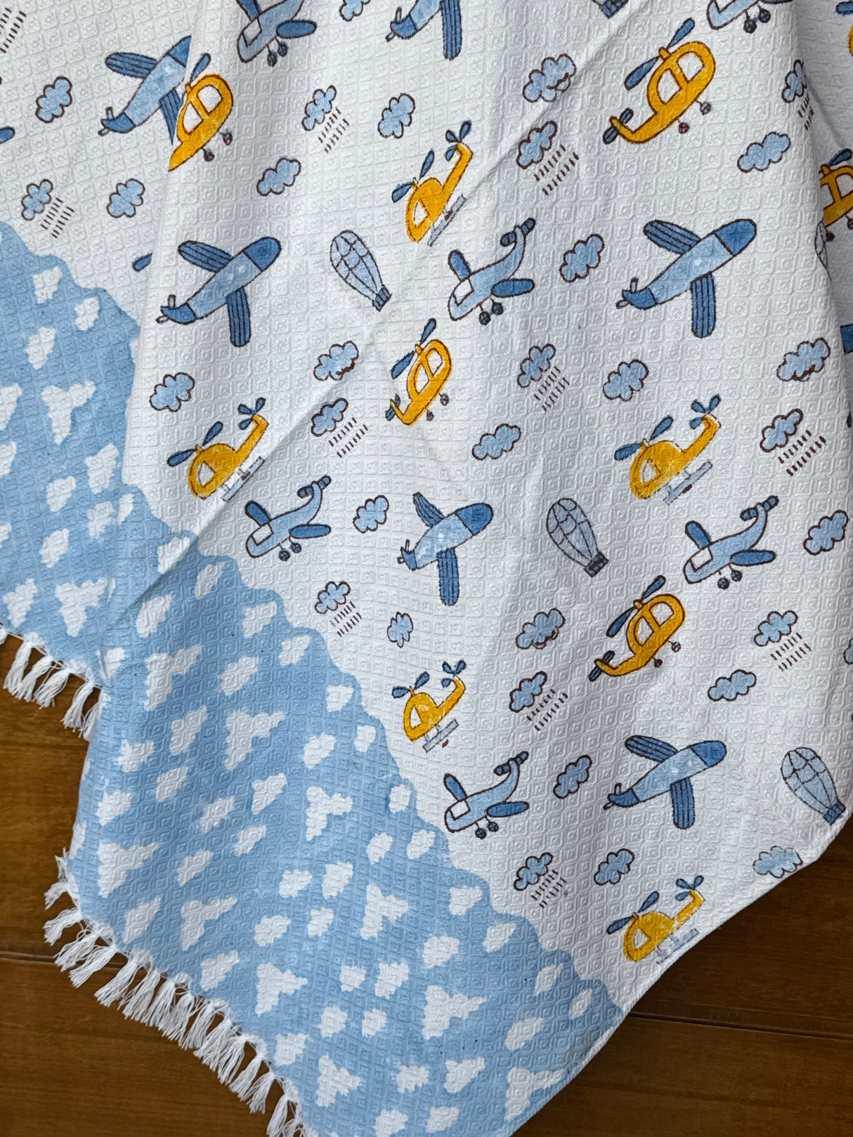 explorer-blockprint-kids-cotton-jacquard-towel-set