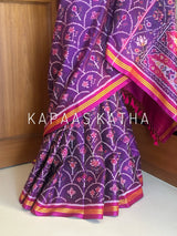 Exquisite Legacy Mulberry Silk Single Ikat Patola Saree