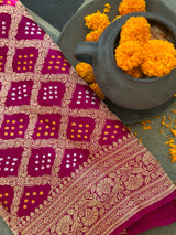 exquisite-legacy-pure-gajji-silk-bandhani-saree