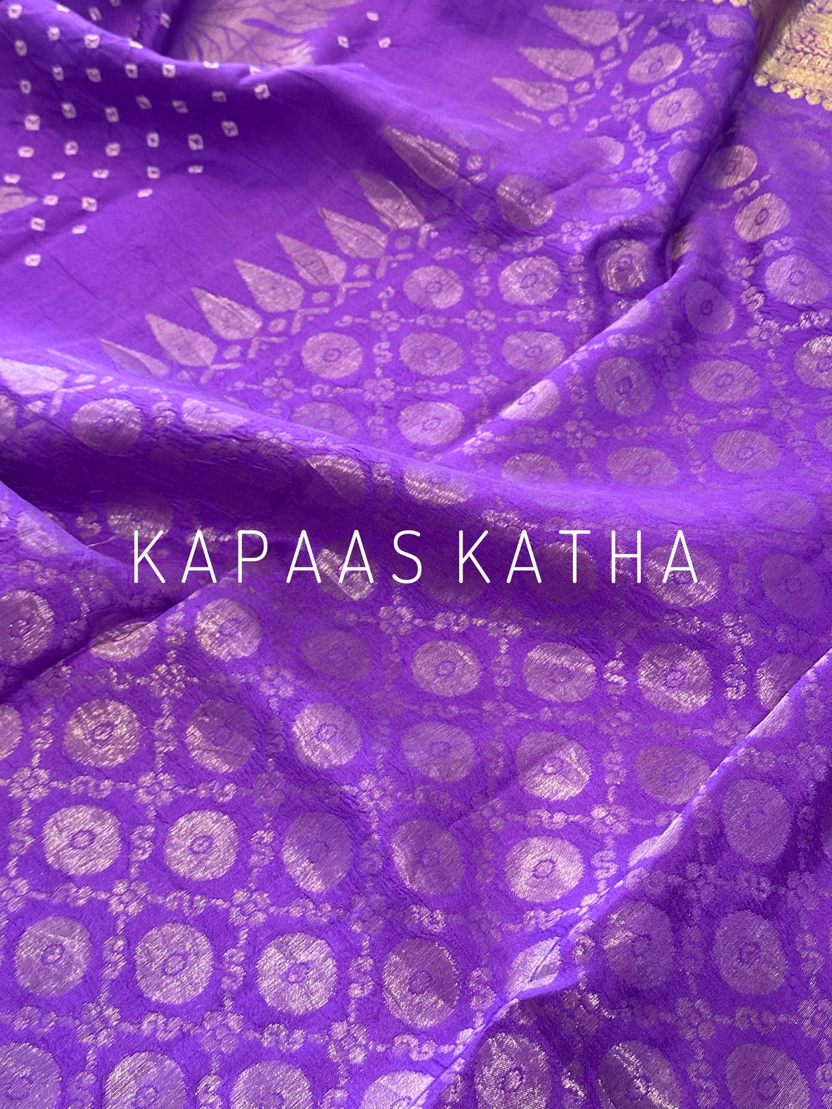 festive-bandhani-kanjivaram-saree