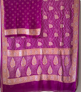 festive-handloom-bandhani-georgette-saree