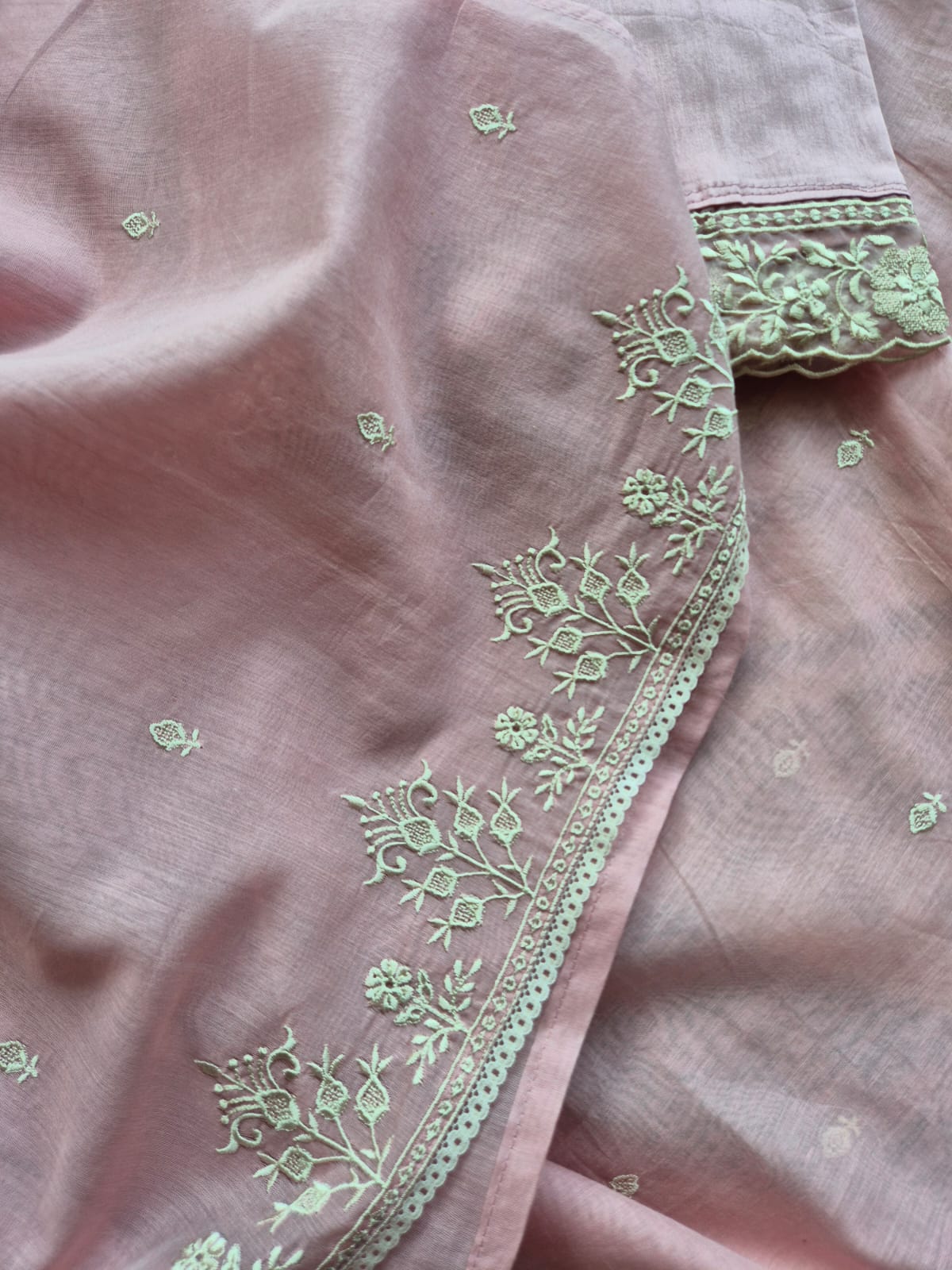 festive-pink-chanderi-3-piece-semi-stitched-suit-set