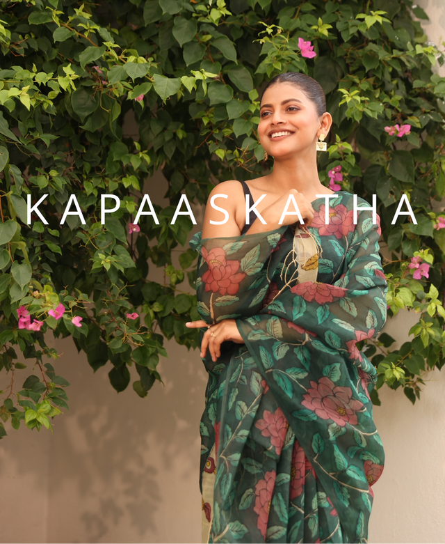 festive-pure-kalamkari-organza-saree