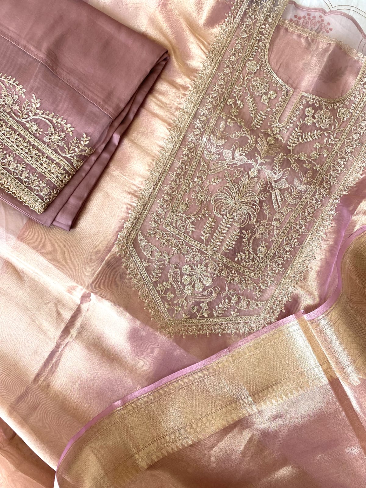 festive-tissue-embroidered-semi-stitched-suit-set-green_3